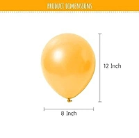 200 Metallic Gold Balloons Kit