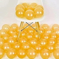 200 Metallic Gold Balloons Kit