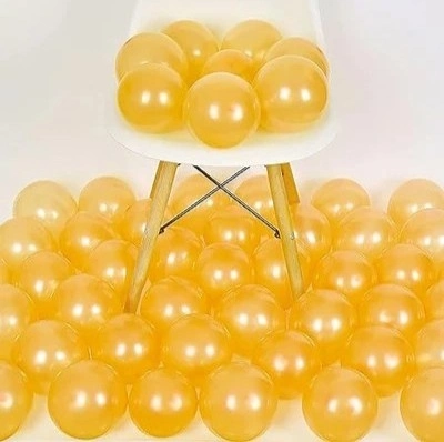 200 Metallic Gold Balloons Kit