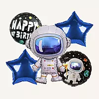 Astronaut Foil Balloons Party Decoration Kit for Kids